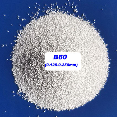 B40 0.250 - 매트 처리를 위한 0.425 밀리미터 지르콘 세라믹 비드 분사 매체 B60