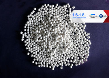 1.6-1.8mm 규산지르코늄 구슬 ZrO2 65% 높은 가는 효율성