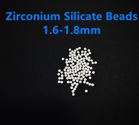 페인트, 코팅, 잉크를 위한 지르코늄 실리케이트 비드 1.6-1.8mm ZrO2 65%