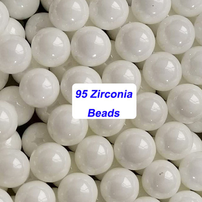 TZP 95 이트륨은 0.8 밀리미터 0.9 - 1.1 밀리미터 지르코니아 비즈 옥사이드 볼 0.6을 안정시켰습니다