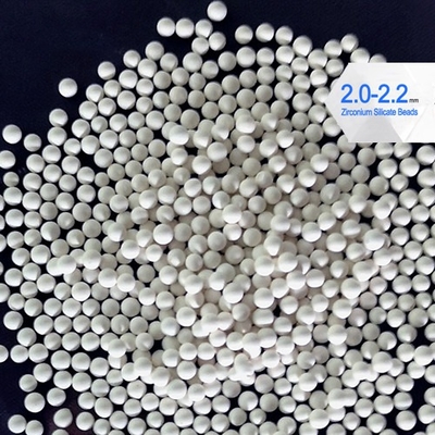0.6mm -10mm 지르코니아 가는 매체 규산지르코늄은/회화/잉크를 위해 입히기 구슬로 장식합니다
