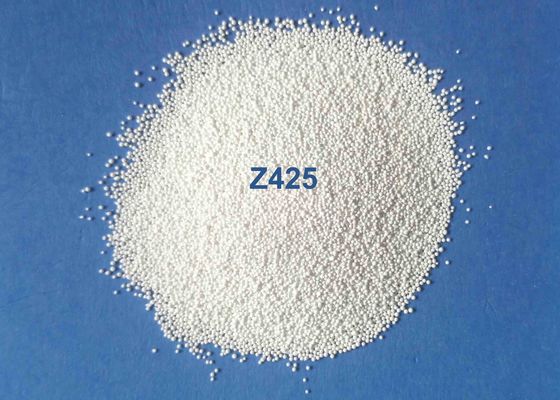 White Ceramic Blasting Media Shot Peeing Zirconia Beads Z850 For Automotive Industries