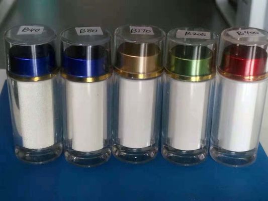 Low Abrasion Ceramic Blasting Media B100 45 - 90μM For 3C Cellphone Rear Cover Surface Finish