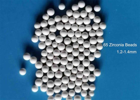 Good Impact Resistance Zirconia Grinding Media Zirconium Silicate Beads For Paint Coating